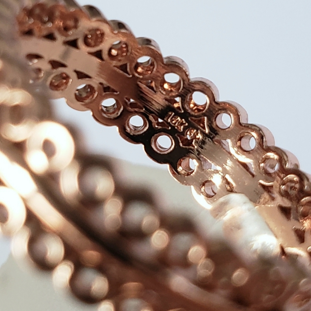 18k Stack Band - Picture 6 of 8